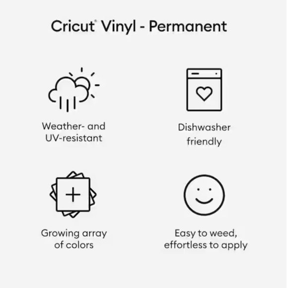 Cricut Permanent Glossy Vinyl - Tomato Red - NWT - Picture 2 of 5